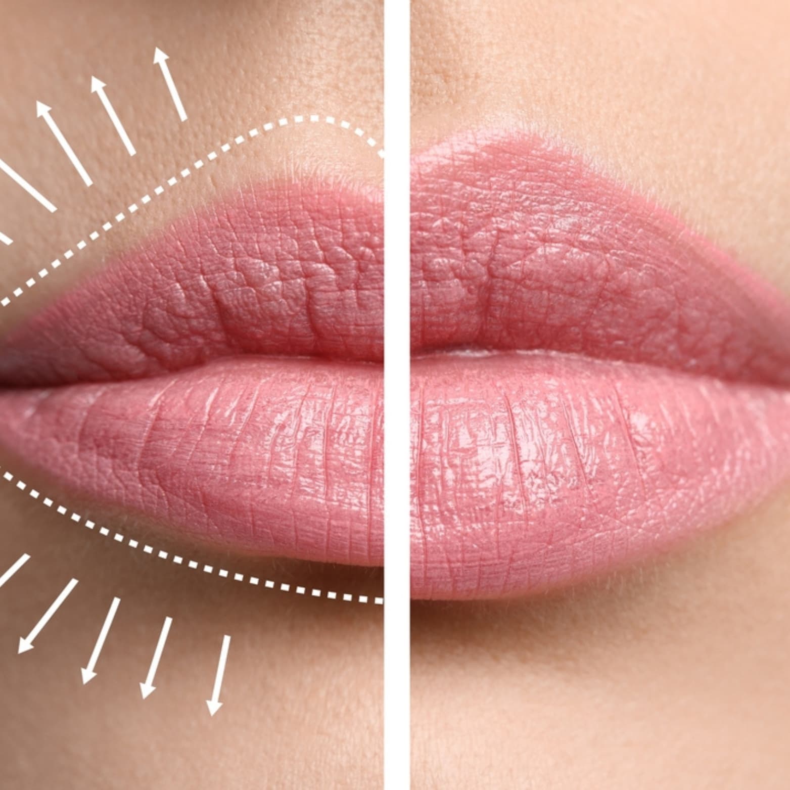 Medical professional consulting about cosmetic surgery options