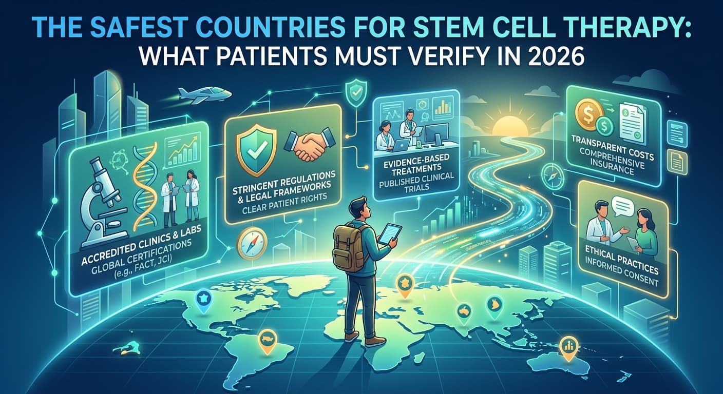 The Safest Countries for Stem Cell Therapy: What Patients Must Verify in 2026 - Featured Image